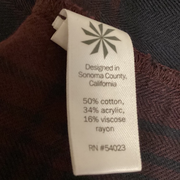 Athleta Plaid blouse  Sz L - Picture 7 of 8